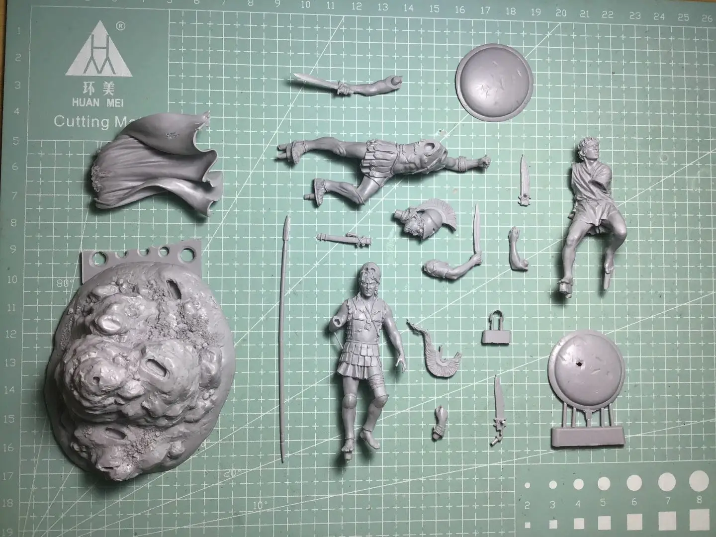 54mm  Resin Model Figure GK，Unassembled and unpainted kit