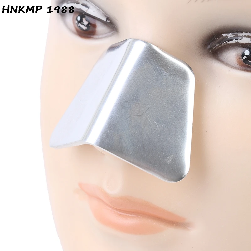 Aoever Self Adhesive Aluminum Plastic Nasal Splint Nose Job Rhinoplasty Splint Nose Nasal Fracture Splint Trapezoid  6*3.3*3.5cm