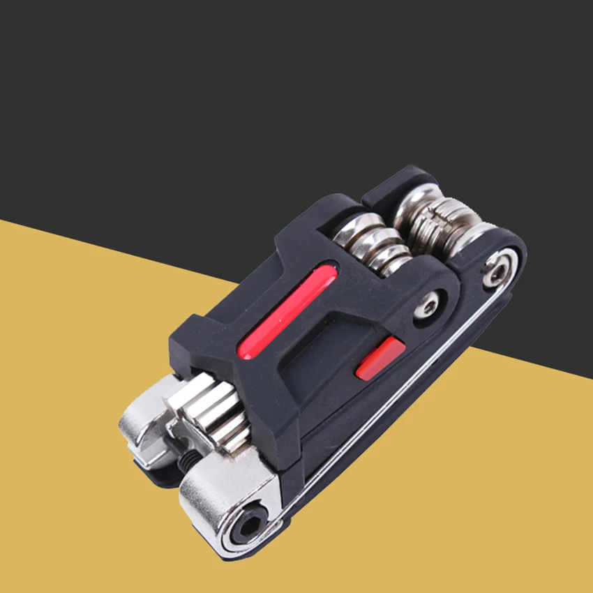 Bike Multitool - Compact and Lightweight Bicycle Repair Kit with Allen Wrenches, Chain Cutter for Road and Mountain Bikes