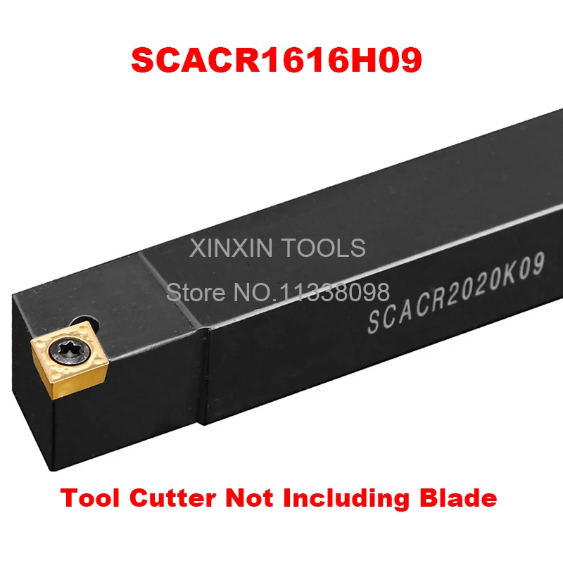 SCACR1616H09 16*16mm Metal Lathe Cutting Tools Lathe Machine CNC Turning Tools External Turning Tool Holder S-Type SCACR/L