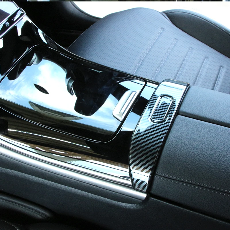 

For Mercedes Benz C Class W206 W206 C200 C220 C260 C300 22+ Chrome Car Accessories Center Console Armrest Box Switch Cover Trim