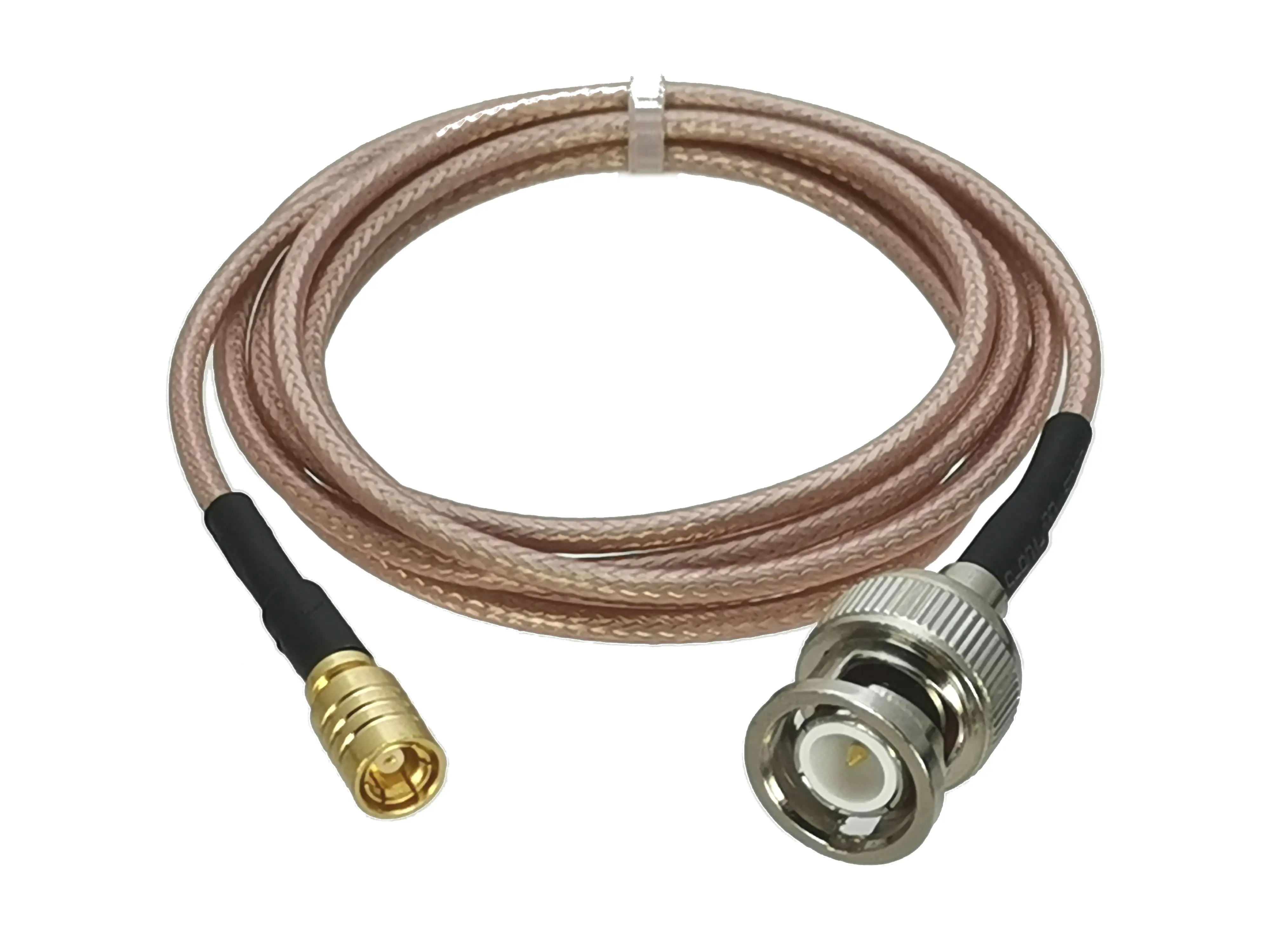 Cabo bnc conector macho para smb fêmea, conector reto rg316 rf pigtail 4 polegadas ~ 10m