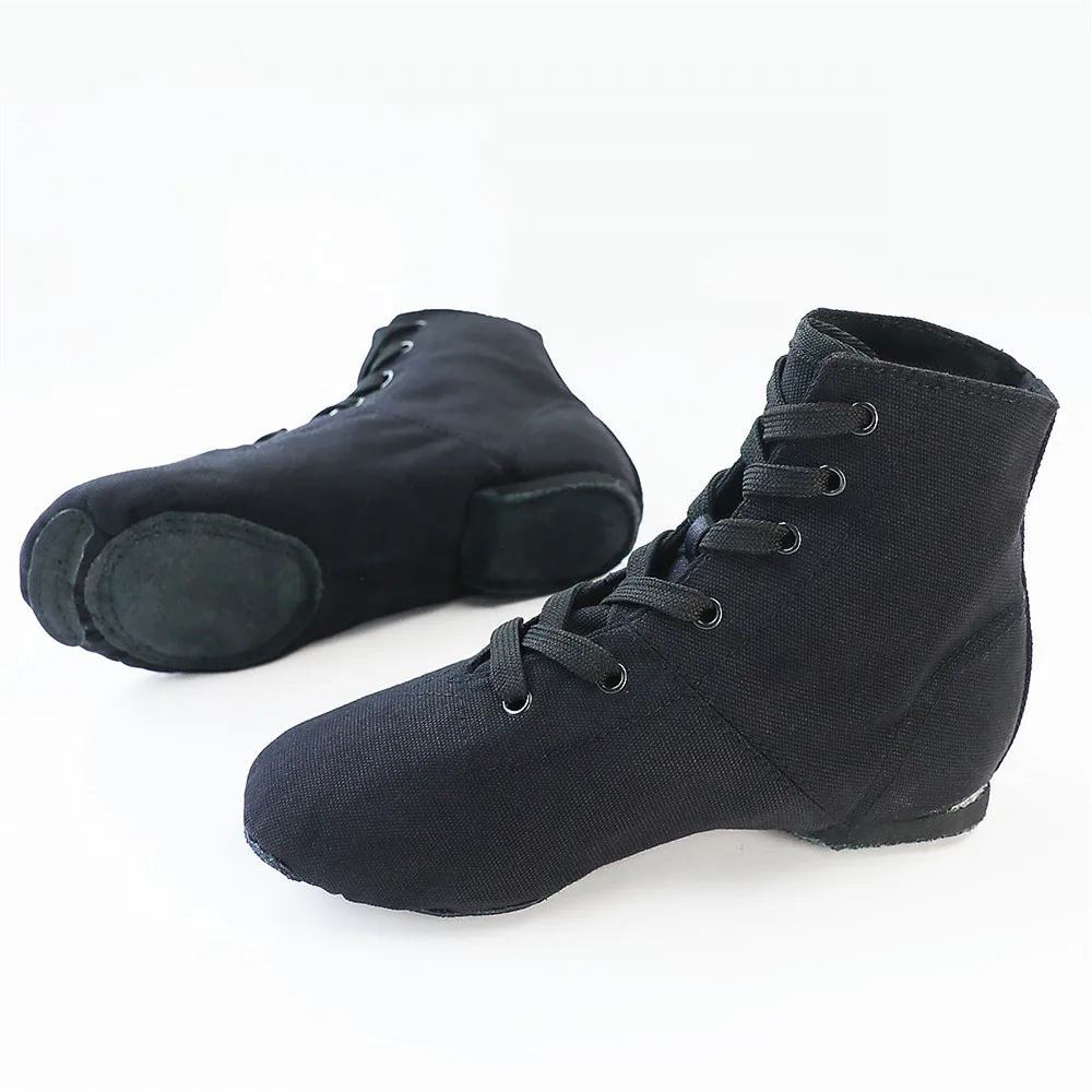 New Black Camel Canvas Adult Jazz Dance Shoes Children Dance Jazz Boot Sport Sneakers Gymnastics Fitness Shoes