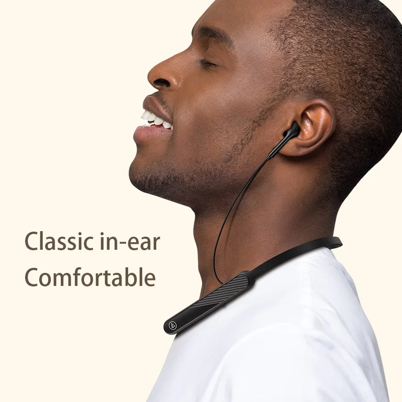 Fones de ouvido sem fio 80 horas reprodução bluetooth 5.0 fones ipx5 à prova dwireless água baixo fone com microfone esporte música estéreo