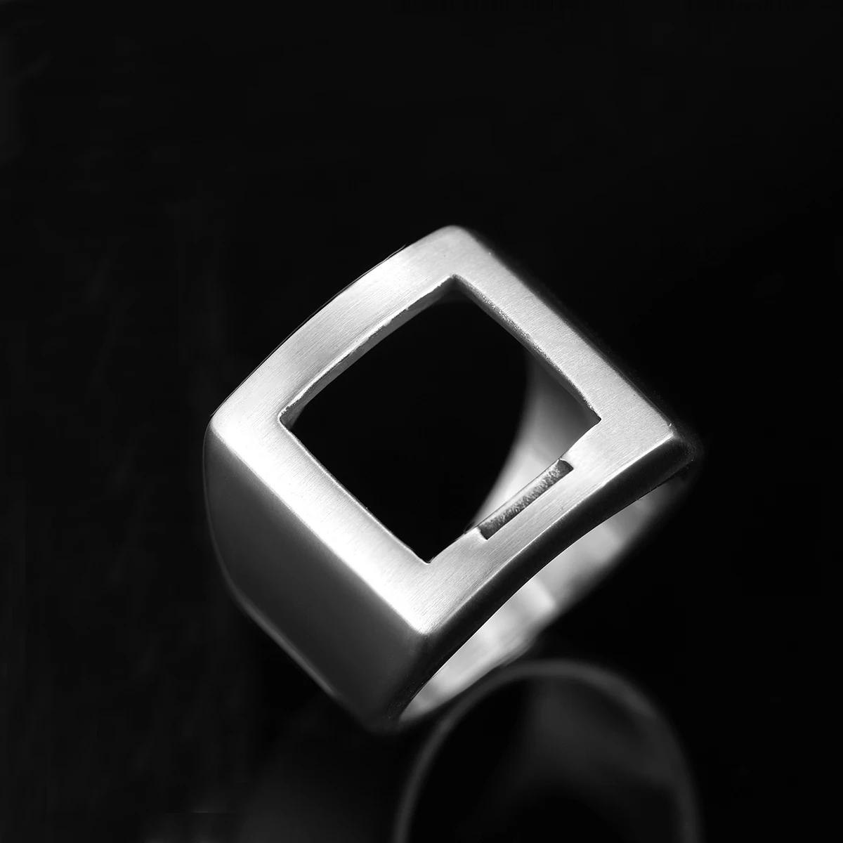 Stainless Steel Viking Punk Gothic Antique Simple Male Ring Rock Roll Kpop Bikers Wedding  Jewelry Dropshipping Party Gift