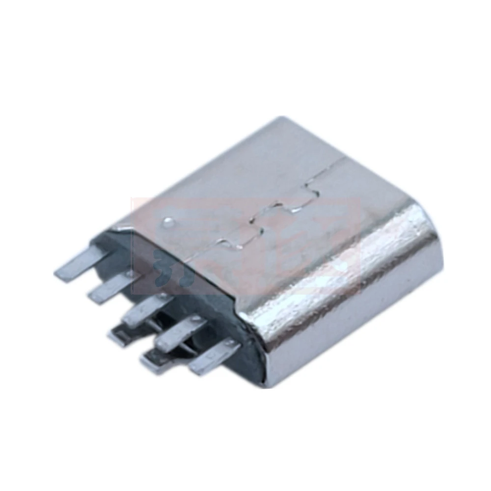 10 قطعة المصغّر USB موصل B نوع أنثى جاك كليب PCB 0.8 + لحام لتقوم بها بنفسك شحن الذيل المقبس