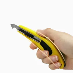 Sharp Hook Cutting knife Retractable Utility Knife with 3 Blades for ABS Leather Acrylic Sheet Perspex Cutting Art Tool Kits