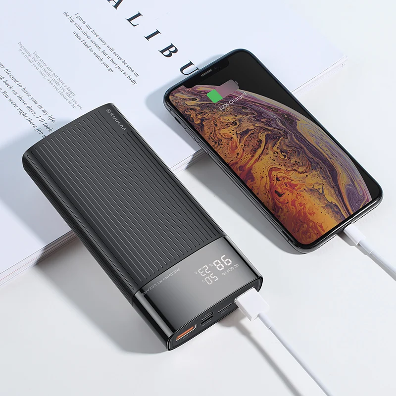 KUULAA 20000mAh Power Bank QC PD 3.0 Fast Charging External Battery Portable Charger Powerbank For iPhone 16 15 Xiaomi Samsung images - 6