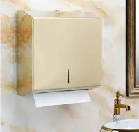 Vidric 9 colores SUS304 soporte para caja de papel de baño de acero inoxidable taladro montado en la pared accesorios de baño cepillados/dorados/negros