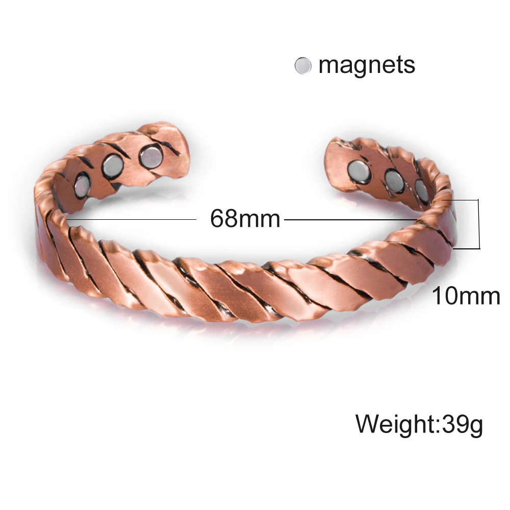 Vinterly Twisted Copper Armband 5