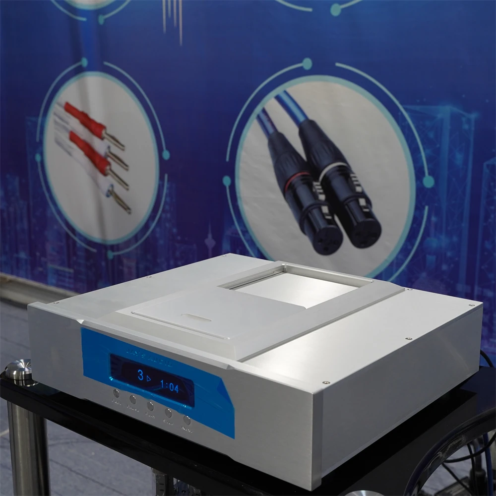 Jay's Audio CDT-2 MK3 HIFI Pure Digital Turntable OCXO Constant Temperature Clock CDM4 Driver -I2S AES RCA BNC OLED Display