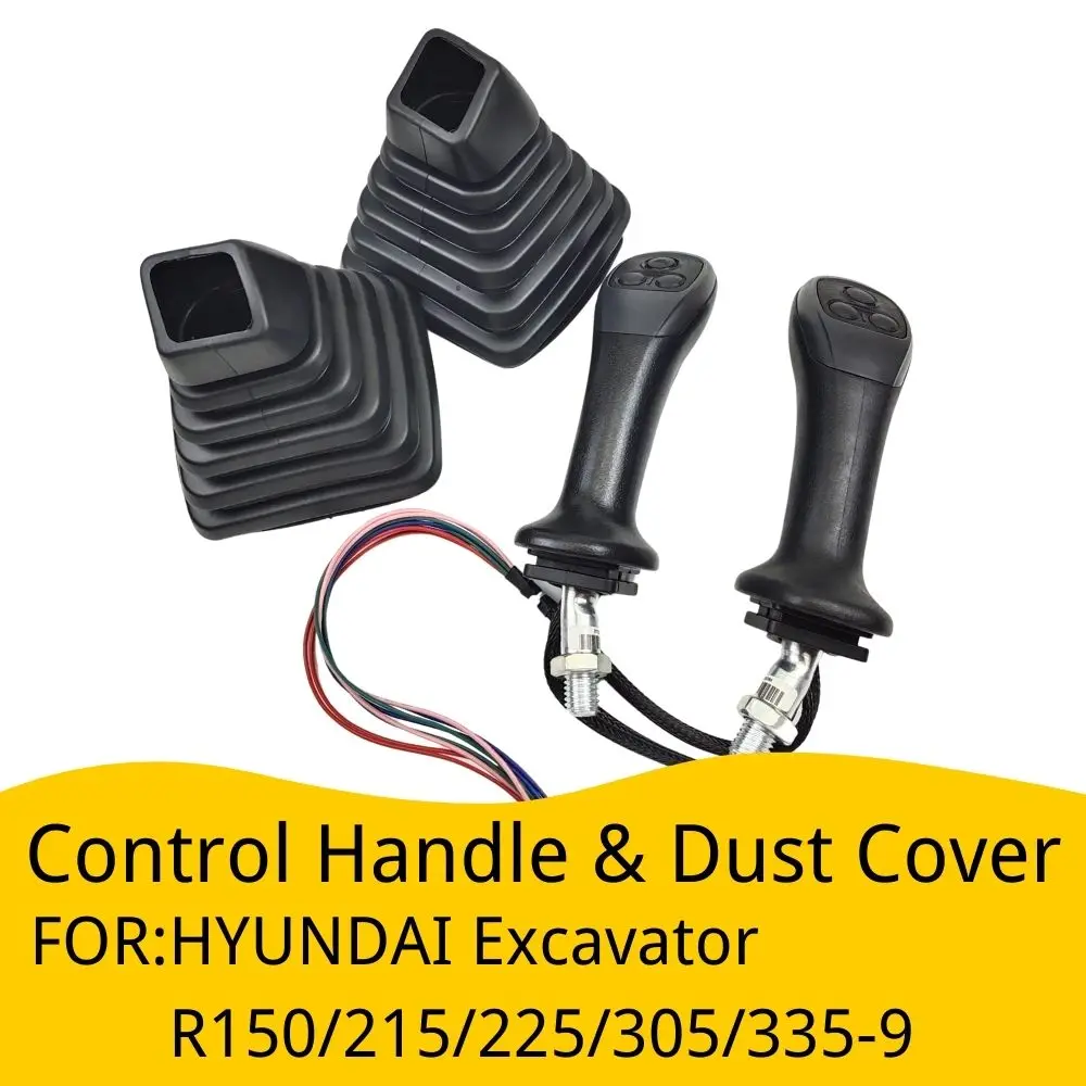 For HYUNDAI Excavator R150/215/225/305/335-9 Eaton Control Joystick Handle  Accessories Dustproof Cover Boot Spare Parts