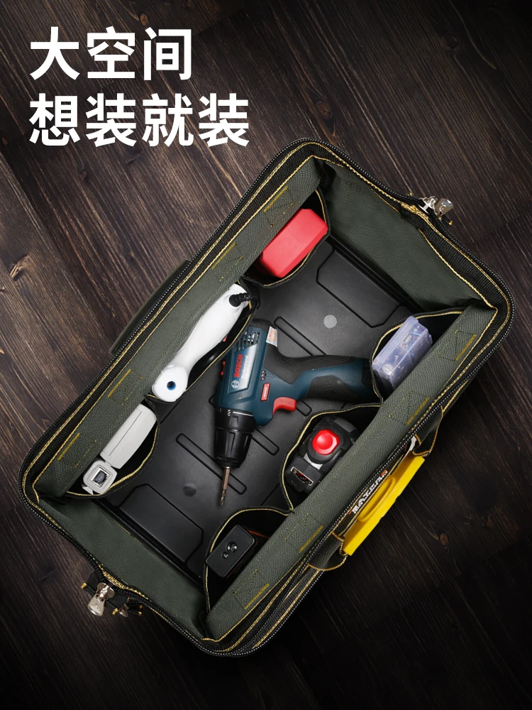 Borsa per attrezzi in tela borsa per attrezzi da arrampicata multifunzionale portatile di grande capacità Organizer Bolsa Herramientas Tools Packaging BD50TB