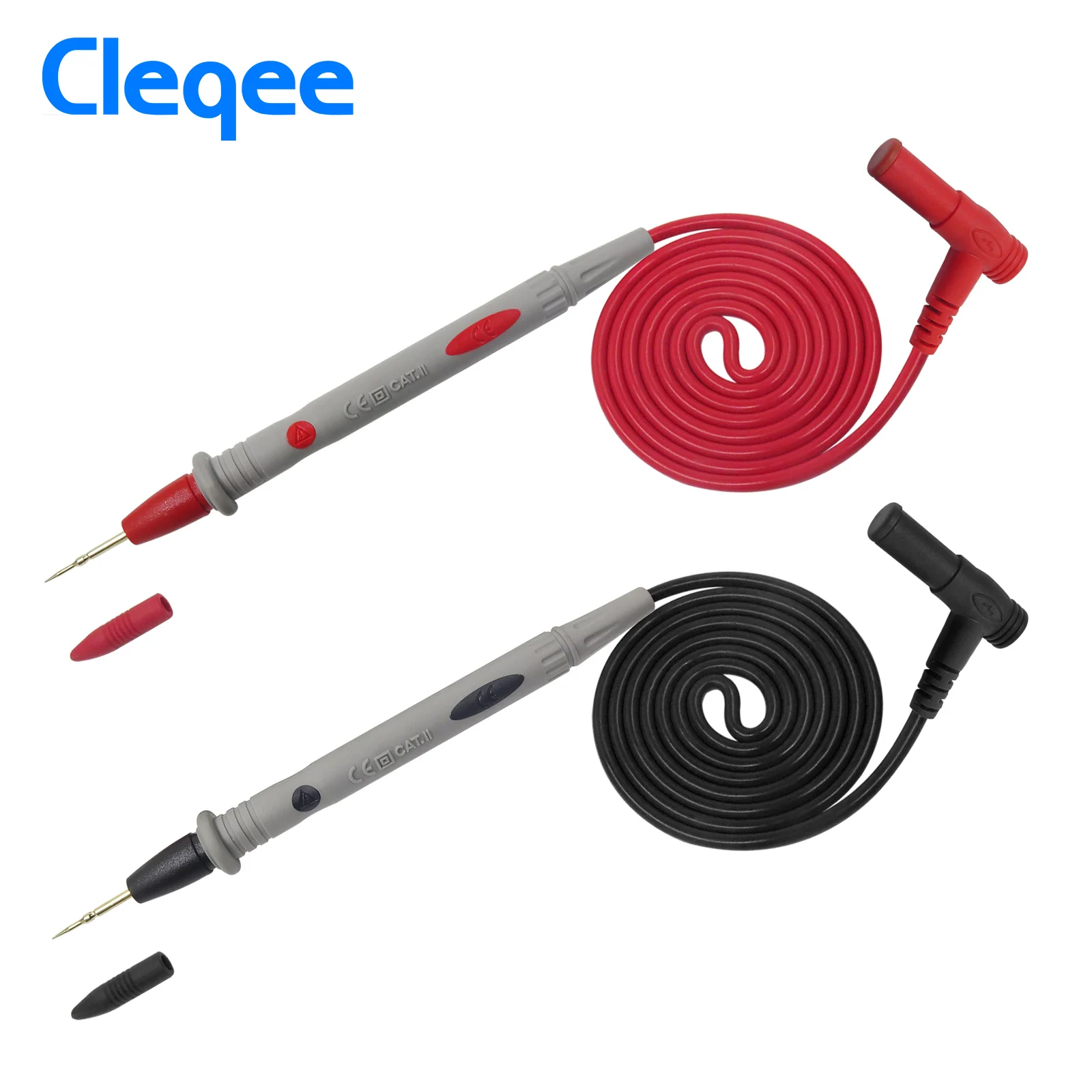 

Cleqee P1502 Multimeter Probe Test Leads Wires Probes for Digital Multimeter Feelers for Multimeter Wire Tips