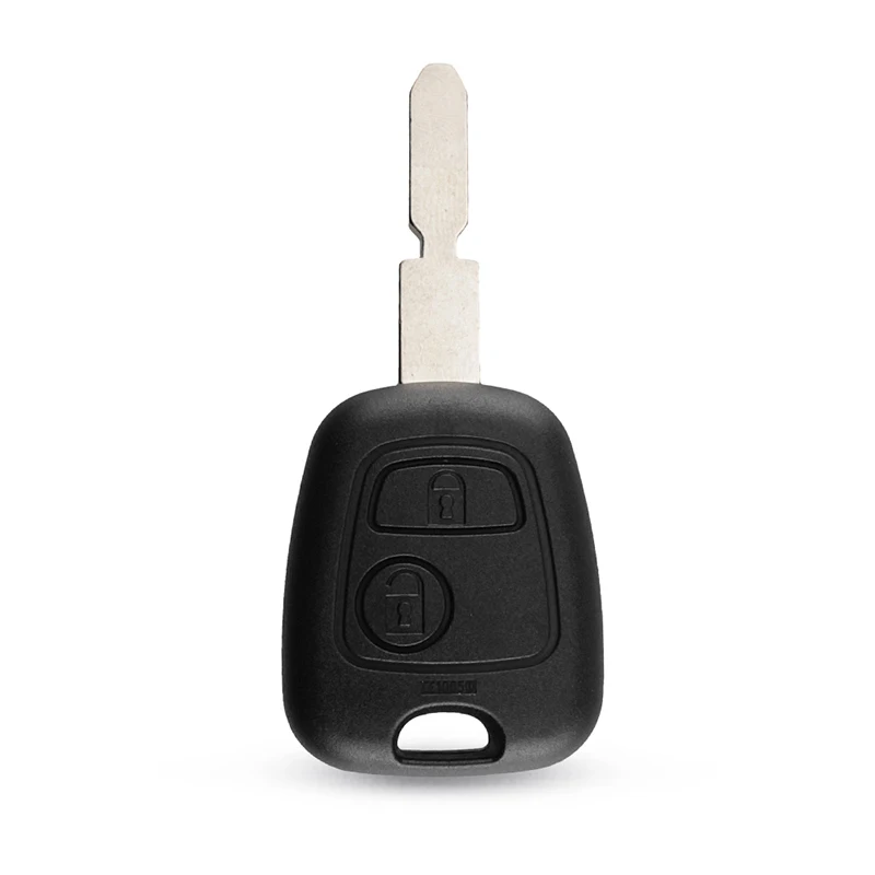 KEYYOU For Peugeot 406 407 307107 205 206 207 Replacement Remote Key Shell Case Fob 2 Buttons Car Key Uncut NE78 Blade Cover