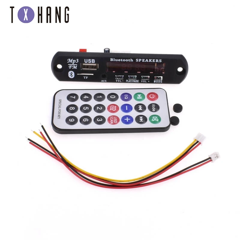 Wireless Bluetooth 12V MP3 WMA Decoder Board Audio Module USB TF Radio For Car image 4