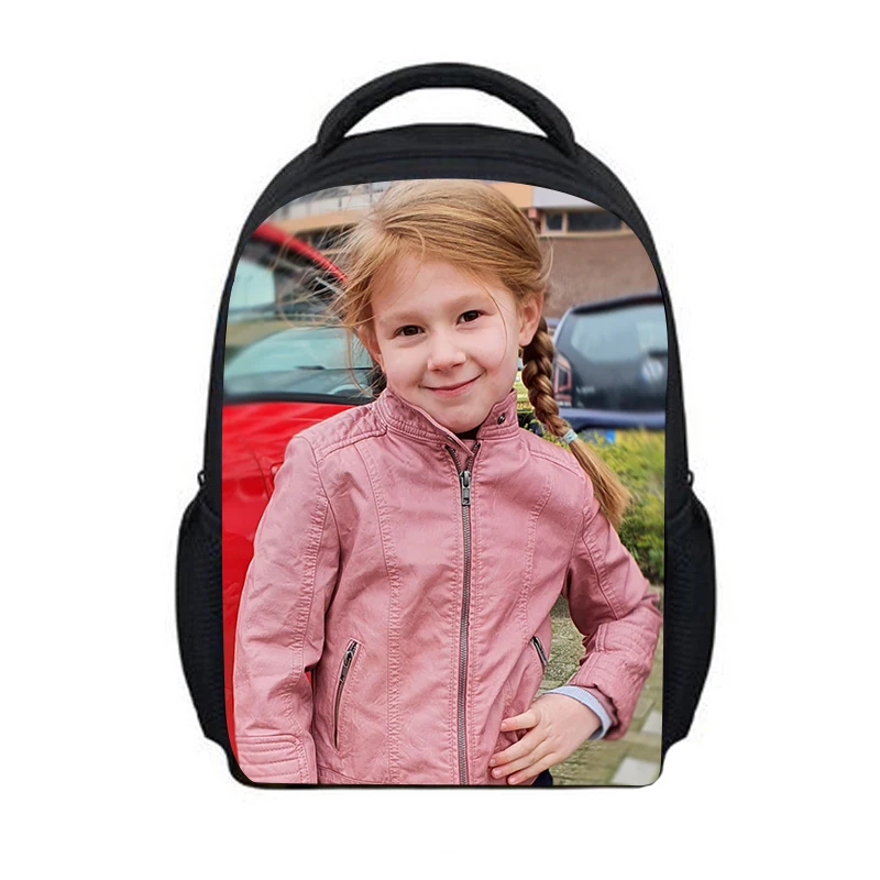 2020 New Custom Picture Knapsack Custom Color Picture Photo Printing Student School Bag Zipper Backpack Boy Girl Christmas Gift