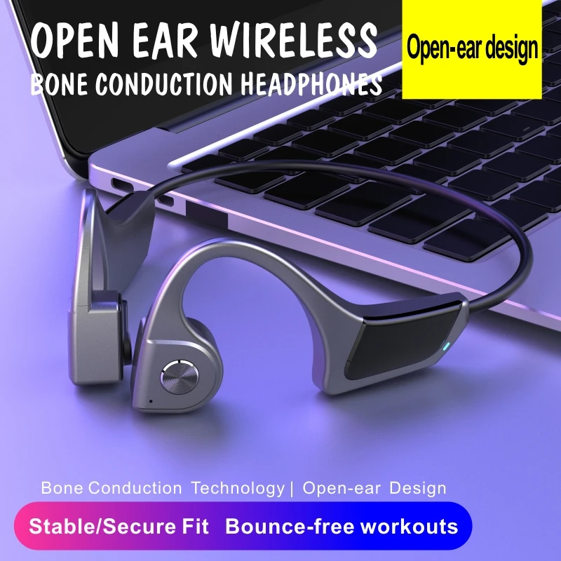 Wireless Bone Headphone Conduction earphone Bluetooth For Phone Bone Conduction Headsets Wireless Earphones Sports Headphone