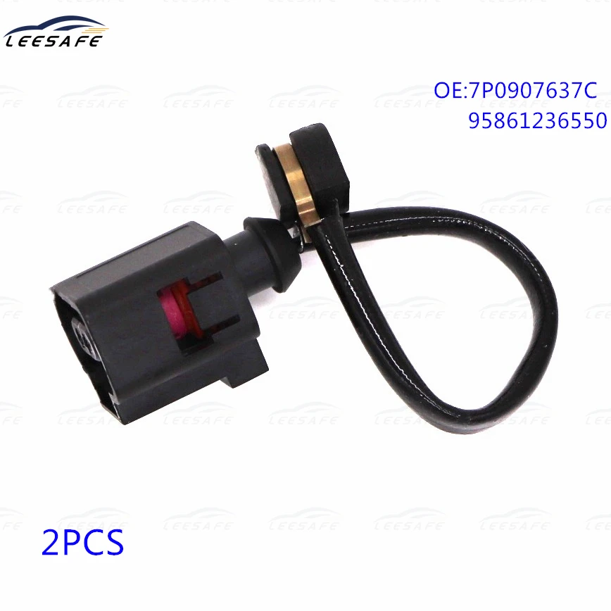 2PCS Rear Axle Brake Pad Wear Sensor for VW Touareg 7P5 7P6 PORSCHE Cayenne 92A Panamera 970 OEM NO 7P0907637C 95861236550