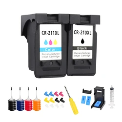 PG210 PG 210 CL211 XL ink cartridge for Canon PG-210 CL-211 for Canon Pixma IP2700 IP2702 MP240 MP250 MP260 MP270 MX340