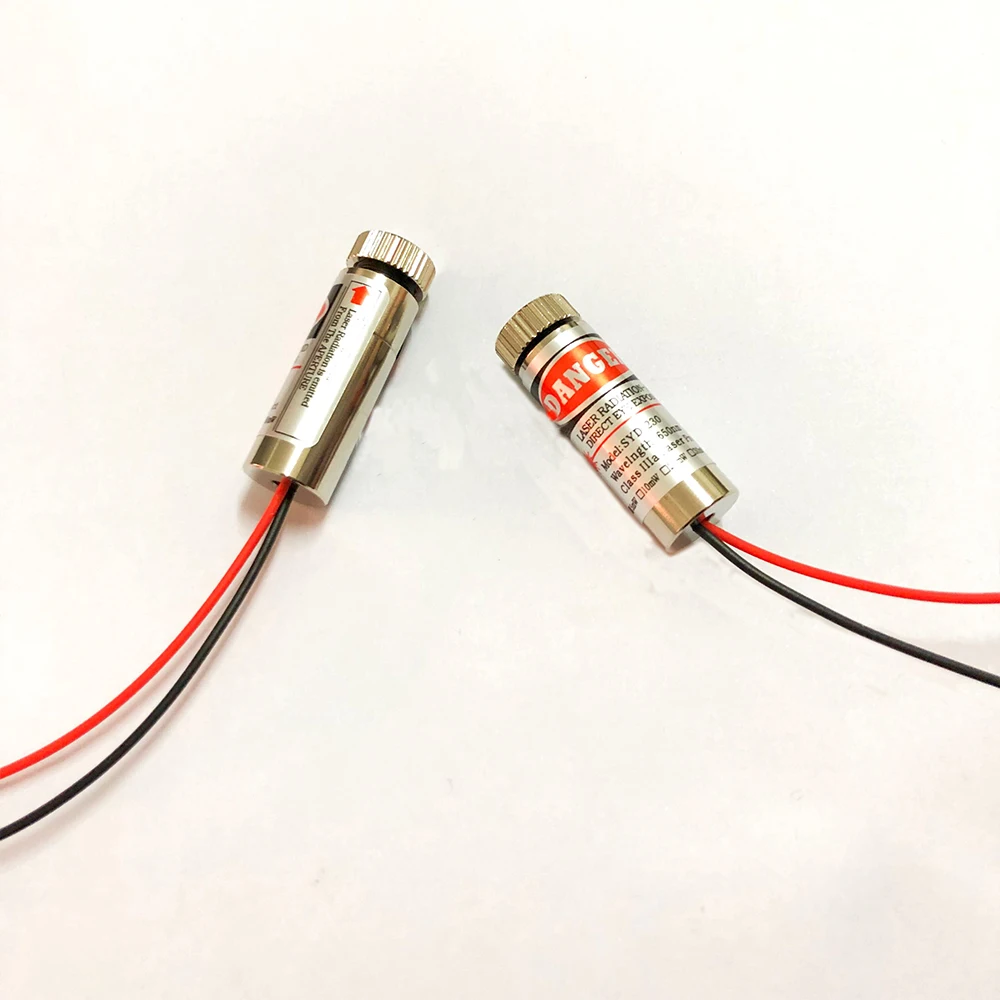 Adjustable Focusable 650nm 30mW 12*35mm 3V-4.5V Red DOT / Line / Cross Laser Module Industrial 12mm LED LD Module