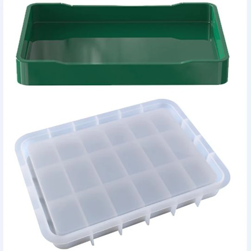 

Household Cup Fluid Tray Rectangular storage Plate silicone mold decoration dish Making Epoxy Resin Mold Art Supplies Accessory