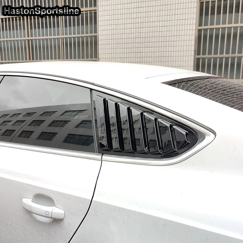 A5 Rear Window Fender Gloss Black Side Vent Shield For Audi A5 4door 2008~2019