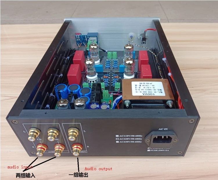 12AX7B 튜브가 포함된 Marantz7 회로 hifi 튜브 프리앰프 참조