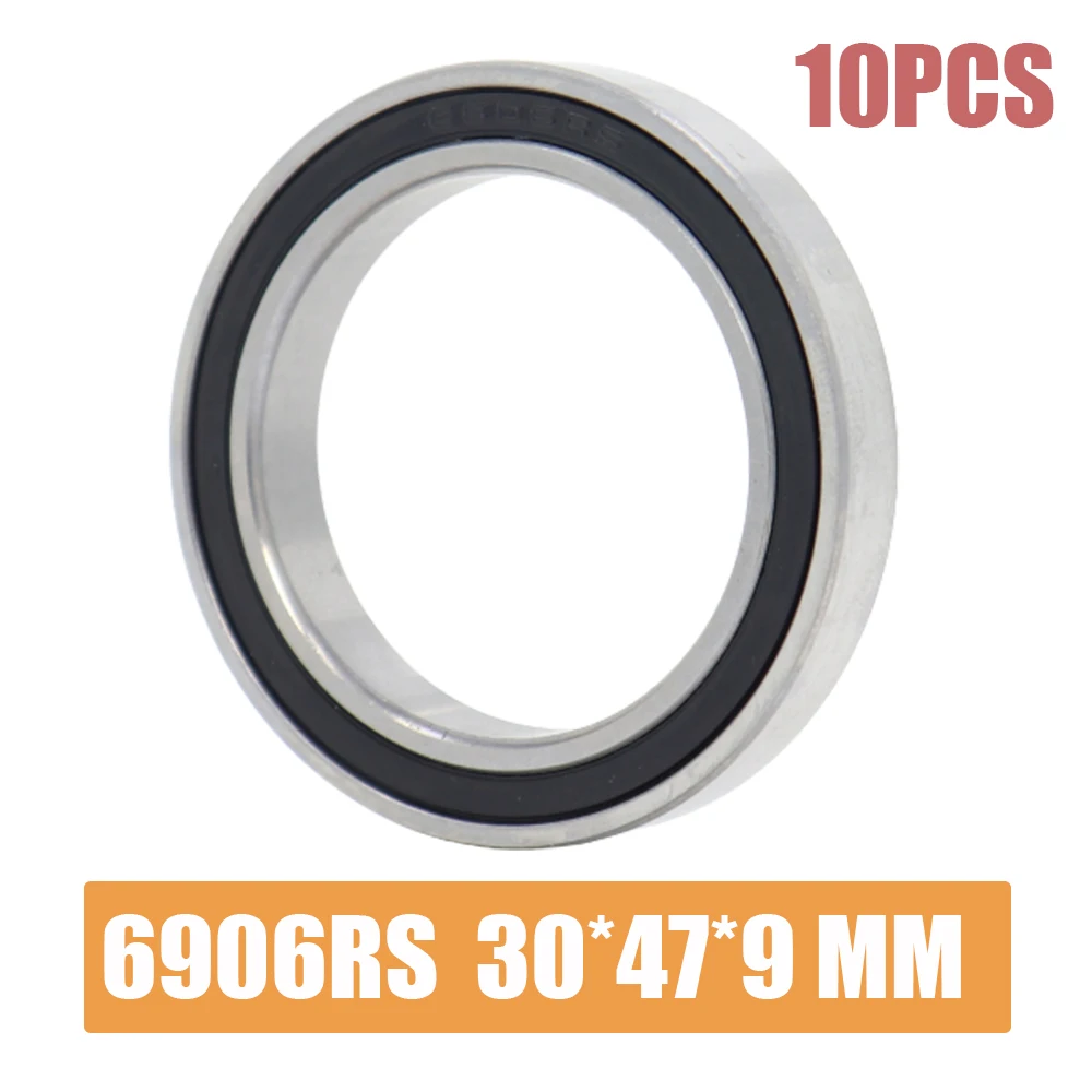 

6906-2RS Bearing ABEC-1 10PCS 30x47x9 mm Thin Section 6906 2RS Ball Bearings 6906RS 61906 RS