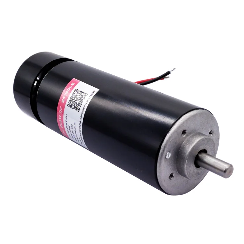 500W air cooled spindle motor 48VDC ER11 chuck CNC 100VDC 0.5Kw Spindle motor for Engraving