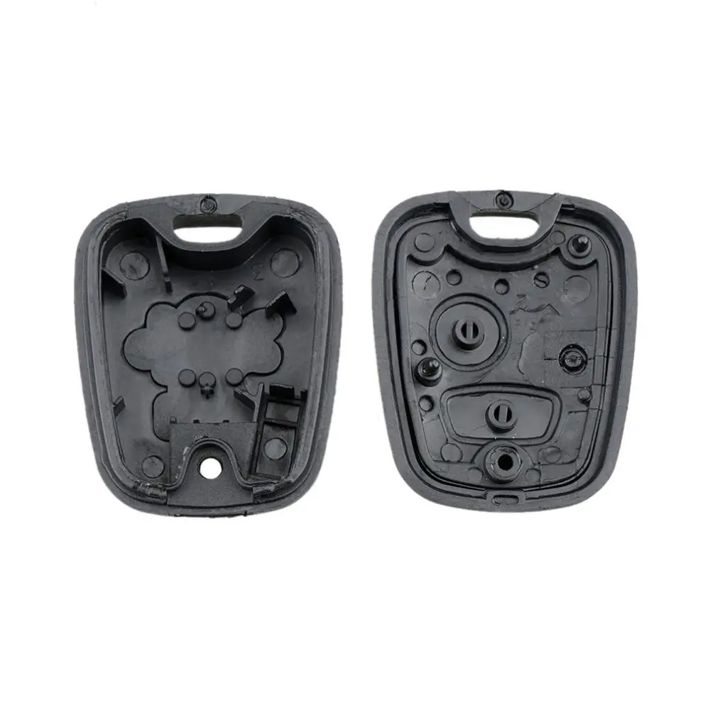 Coque de clé de télécommande de voiture avec fente et lame 307, 2 boutons de remplacement, adaptée pour KIT Partner Rods Boxer 206, 1PC