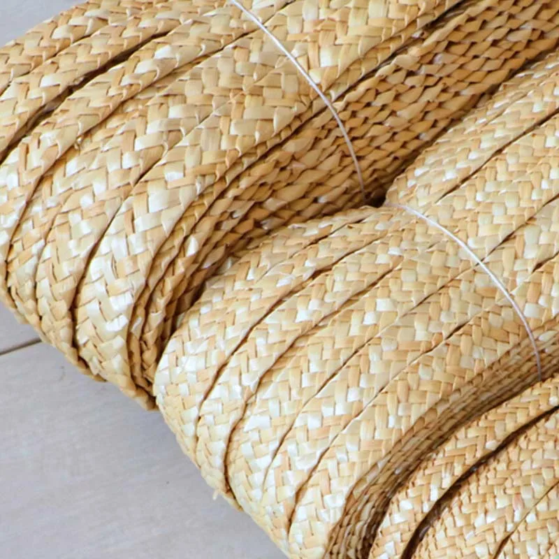 Natural Wheat Straw Material Rattan Home Diy Handmade Weaving Crafts Decoration Knit And Repair Chair Table Basket Tool