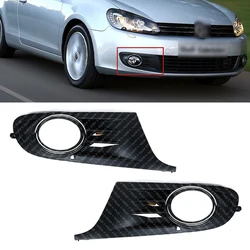 Car Fog Lights Fog Lamp Grills Front Bumper Lower Cover For VW Golf 6 MK6 Cabriolet 2012 2013 2014 2015 2016 Car Styling