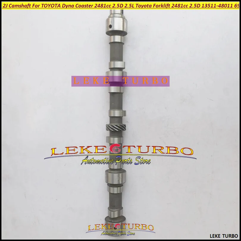

2J Camshaft 13511-48011 Engine Parts For TOYOTA Dyna Coaster 2481cc 2.5D 2.5L 1969-72 For Toyota Forklift 2481cc 1980- 2.5D