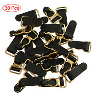 30Pc Corset Garter Belt Buckles Leg Harness Suspender Ends Anti Slip Stocking Hosiery Clip Hooks Underwear Strap Fastener Clasps