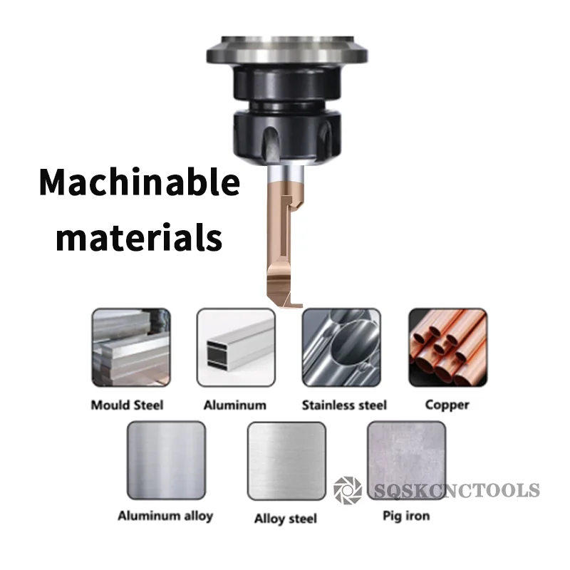 MGR Mini Boring Cutter Micro Metal Cutter Inner Hole Grooving Metal Tungsten Carbide Alloy Blade Mini Lathe Accessories Tools