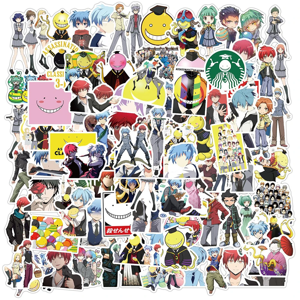 

10/30/50/100PCS Assassination Classroom Anime Stickers DIY Travel Luggage Guitar Fridge Laptop Waterproof Cartoon Cool Sticker