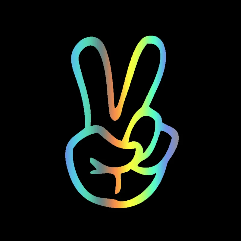 

S51176 разных размеров/Цвета виниловые наклейки на машину Наклейка знак мира ручного тормоза декоративные аксессуары Водонепроницаемый