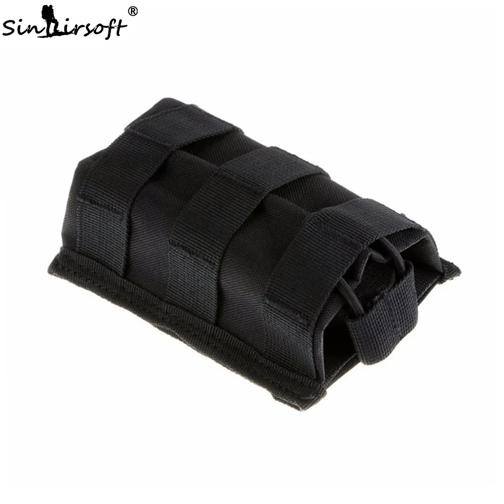 Tactical Hunting Molle Rifle Cartridge Mag Magazine Pouch Shooting ranges Single Clip M4 Open Top Interphone Nylon AR15 Ammo Bag