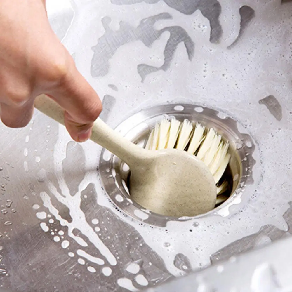 Spazzola per pulizia manico lungo piatti per pentole spazzola per lavaggio utensili da cucina lavello utensili per la pulizia del controsoffitto