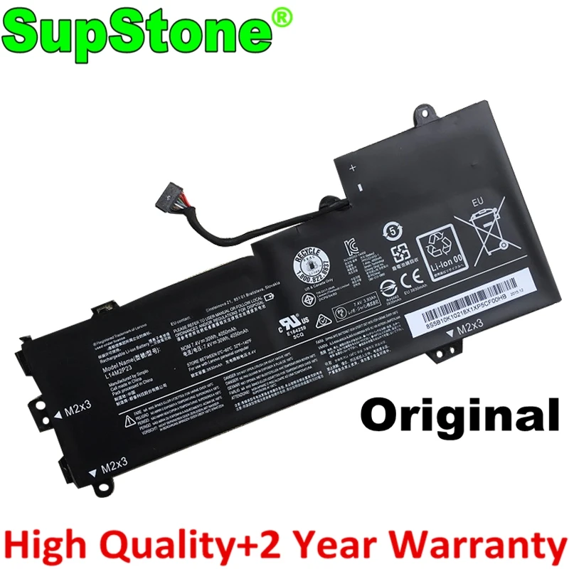 SupStone L14M2P23 L15M2PB6 Battery For Lenovo IdeaPad 100-14IBY 500S-13ISK 510S-13IKB U31-70 E31-70 L14S2P22 L14M2P24 L14L2P22