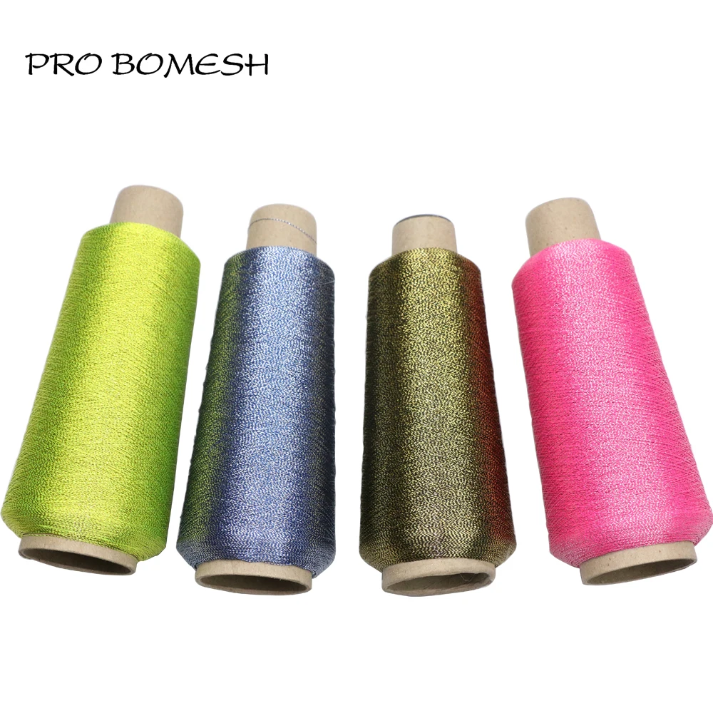 

Pro Bomesh 2000m 300D Inner Nylon Outter Metallic Thread Guide Refit Repair Rod Guide Component DIY Rod Building Accessory Pole
