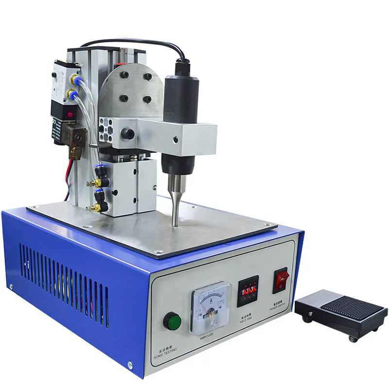 220V 1200W ultrasonic generator mini type integrated spot welding machine ear band machine equipment