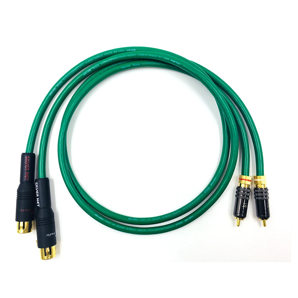 

Colleimage HiFi 2328 RCA Male to XLR Male Cable 2 XLR to 2 RCA Plug HIFI Stereo Audio Cable