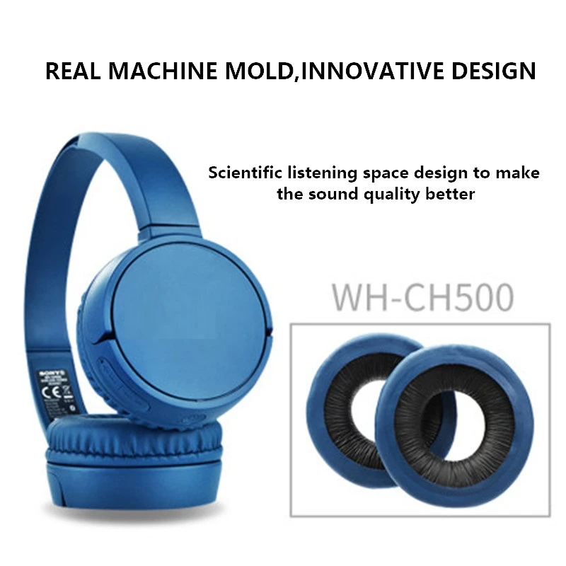 Replacement Ear Pads Soft Memory Foam Cushion for Sony WH-CH500 510 ZX330 310 ZX100 V150 Headphone Earpad Headset Accessories
