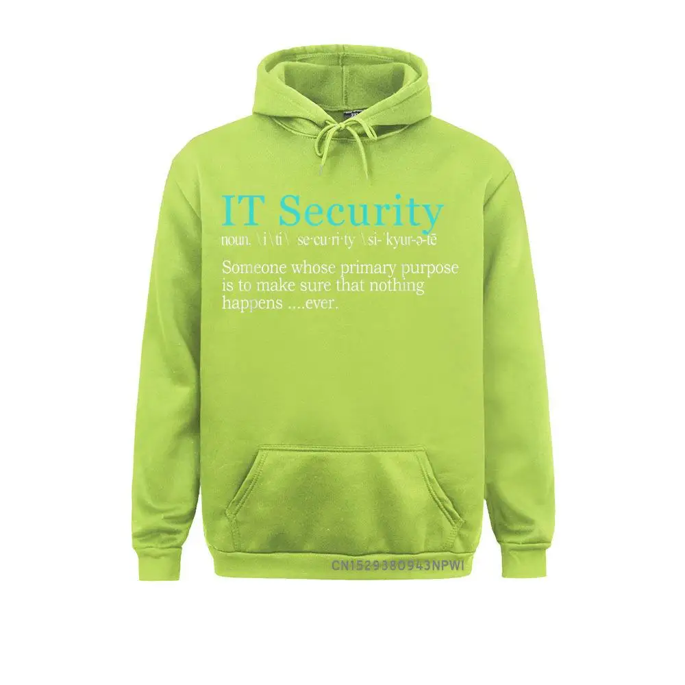 Best Funny IT Security Cybersecurity Definition Gift Pullover Classic Men Sweatshirts Cool Hoodies Leisure Hoods Winter