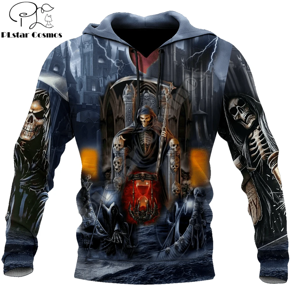 

Skull Satanic Tattoo Pattern 3D Printed Mens autumn Hoodie Harajuku Unisex Casual Pullover Streetwear Jacket Tracksuits DK227