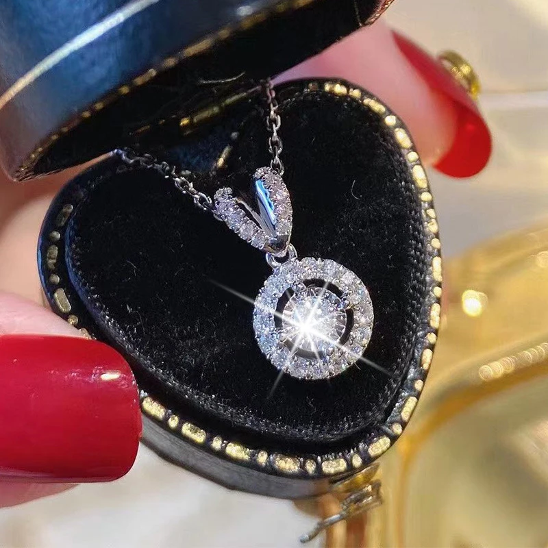 

New Arrival Lovely Design Rabbit Shaped Pendant Necklace for Women Full Shiny Cubic Zirconia Wedding Engagement Trendy Jewelry