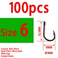 100pcs size 6