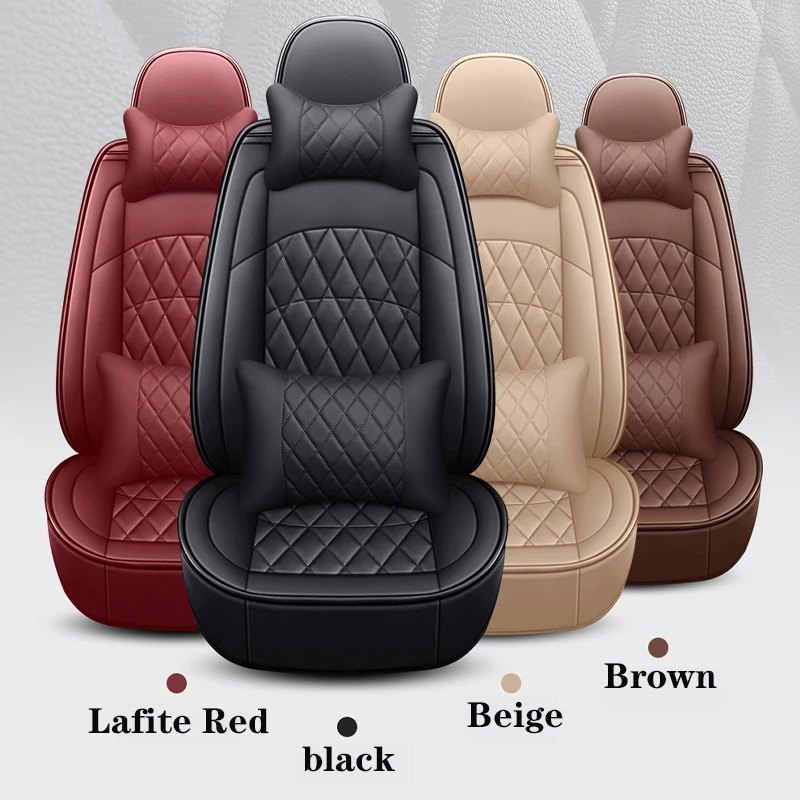 Leather Car Seat Cover For Mazda 3 BL BK 2 5 6 CX-3 CX-4 CX-5 CX-6 CX-7 CX-9 MX-5 RX 8 Car Accessories